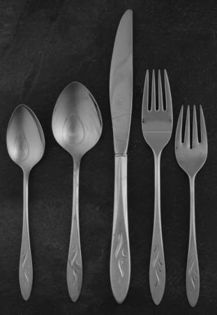 Ember Glow (Stainless, Burnished Handle) 5 Piece Place Setting