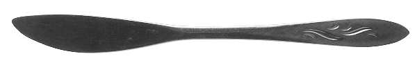 Ember Glow (Stainless, Burnished Handle) Flat Handle Butter Spreader
