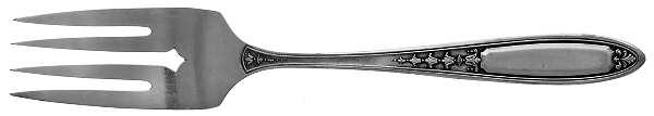 Enchantment-Bounty (Silverplate 1929) Individual Salad Fork