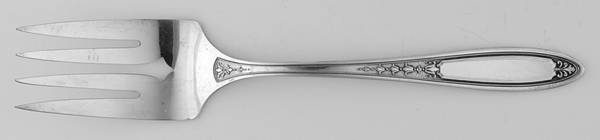 Enchantment-Bounty (Silverplate 1929) Medium Solid Cold Meat Serving Fork