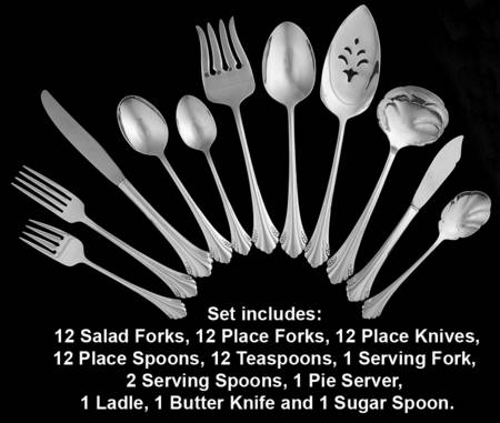 Enchantment (Silverplate, 1985) 67 Piece Set