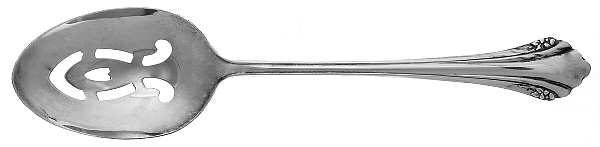 Enchantment (Silverplate, 1985) Pierced Tablespoon (Serving Spoon)