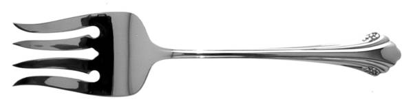 Enchantment (Silverplate, 1985) Medium Solid Cold Meat Serving Fork