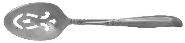 Encore (Stainless, Wm A Rogers) Pierced Tablespoon (Serving Spoon)