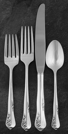 Engagement (Sterling, 1952, No Monograms) 4 Piece Place Size Setting