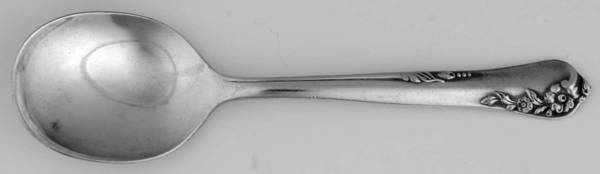 Engagement (Sterling, 1952, No Monograms) Straight Handle Baby Spoon