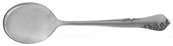 Engagement (Sterling, 1952, No Monograms) Round Bowl Soup Spoon (Cream Soup)