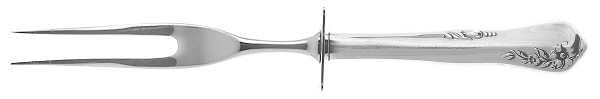 Engagement (Sterling, 1952, No Monograms) Small Steak Carving Fork with Stainless Prongs