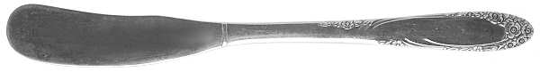 English Garden (Silverplate, 1949) Flat Handle Butter Spreader