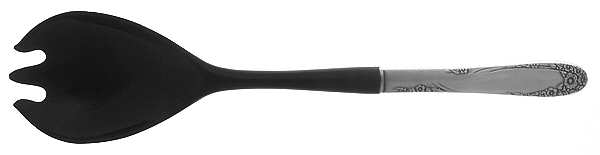 English Garden (Silverplate, 1949) Salad Serving Fork with Plastic Prongs