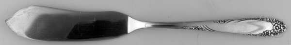 English Garden (Silverplate, 1949) Flat Handle Master Butter Knife