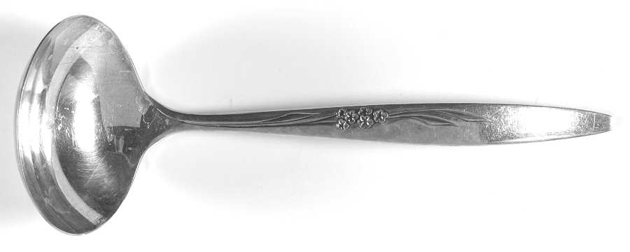 Enchantment-Gentle Rose (Silverplate, 1960) Solid Gravy Ladle