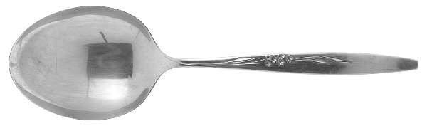 Enchantment-Gentle Rose (Silverplate, 1960) Solid Smooth Casserole Spoon