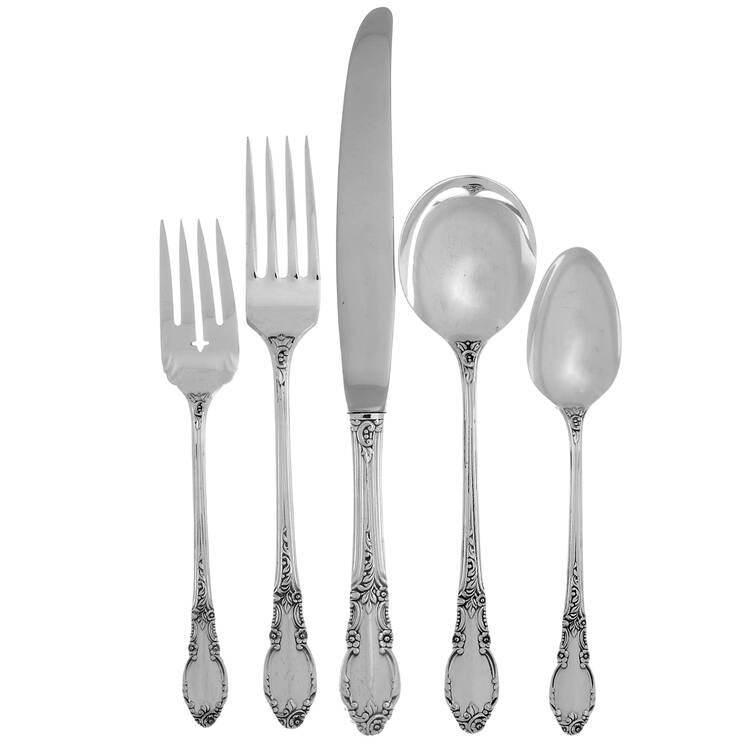 Enchantment-Londontown (Silverplate, 1952) 40  Piece Estate Set by Oneida Silver