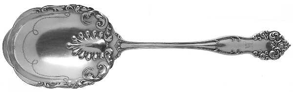 Erminie-Como (Silverplate, 1910) Solid Shell Casserole Spoon