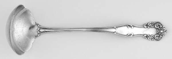 Erminie-Como (Silverplate, 1910) Solid Piece Cream Ladle