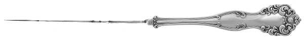 Erminie-Como (Silverplate, 1910) Flat Twisted Handle Master Butter Knife