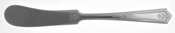 Essex-Ferncliff (Silverplate, 1922) Flat Handle Butter Spreader