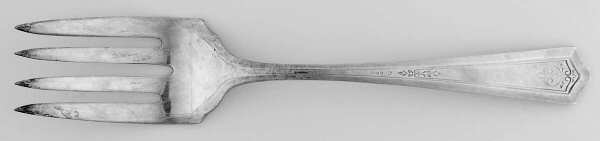Essex-Ferncliff (Silverplate, 1922) Medium Solid Cold Meat Serving Fork