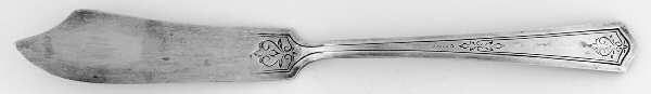 Essex-Ferncliff (Silverplate, 1922) Flat Handle Master Butter Knife