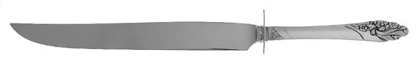 Evening Star (Silverplate, 1950) Carving Knife Small with Stainless Blade HC