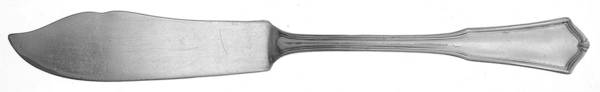 Exeter (Silverplate, 1913) Flat Handle Master Butter Knife