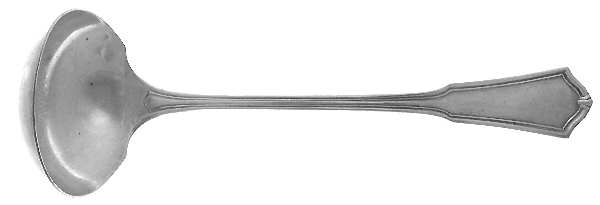 Exeter (Silverplate, 1913) Solid Piece Cream Ladle