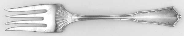 Exeter (Silverplate, 1913) Individual Salad Fork