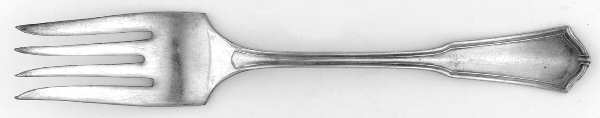 Exeter (Silverplate, 1913) Individual Salad Fork