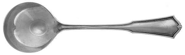 Exeter (Silverplate, 1913) Round Bowl Soup Spoon (Bouillon)