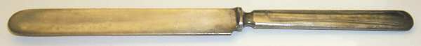Exeter (Silverplate, 1913) Blunt Solid Indented Knife