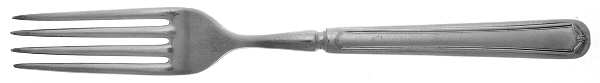 Exeter (Silverplate, 1913) Indented Solid Handled Fork