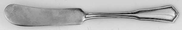 Exeter (Silverplate, 1913) Flat Handle Butter Spreader