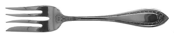 Extra Silver Coin Plate 3 (Silverplate) Individual Salad Fork