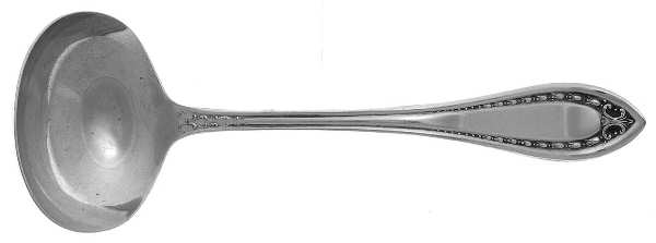Extra Silver Coin Plate 3 (Silverplate) Solid Gravy Ladle