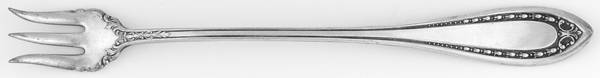 Extra Silver Coin Plate 3 (Silverplate) Cocktail/Seafood Fork
