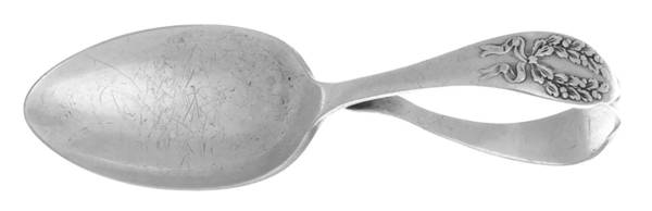 Fairoaks (Silverplate, 1909) Curved Handle Baby Spoon
