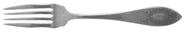 Fairoaks (Silverplate, 1909) Individual Salad Fork