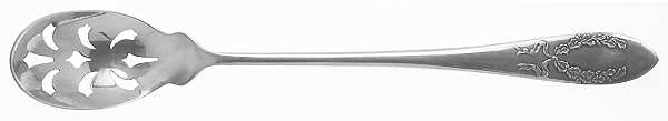 Fairoaks (Silverplate, 1909) Pierced Bowl Short Handle Olive Spoon