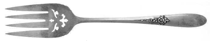 Fantasy (Silverplate, 1941) Medium Solid Cold Meat Serving Fork