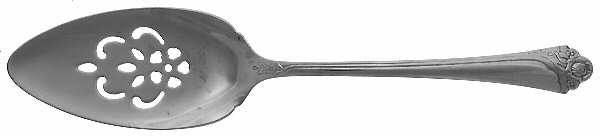 Fantasy Rose (Stainless) Pierced All Stainless Pie Server