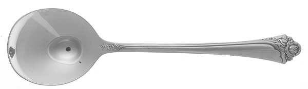 Fantasy Rose (Stainless) Round Bowl Soup Spoon (Cream Soup)