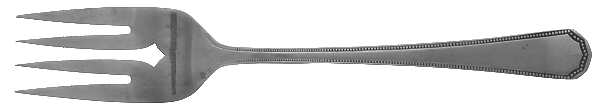 Fashionpoint (Stainless) Medium Solid Cold Meat Serving Fork