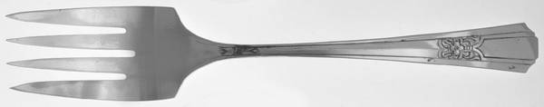 Fenway (Silverplate, 1937) Medium Solid Cold Meat Serving Fork