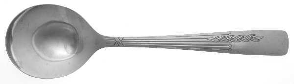 Fernwood (Stainless) Round Bowl Soup Spoon (Gumbo)