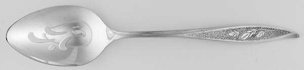 First Frost (Sterling, 1965) Pierced Tablespoon (Serving Spoon)
