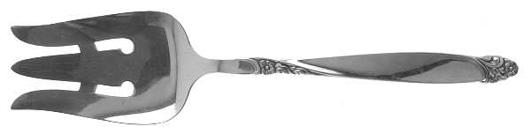 Firelight (Silverplate, 1959) Medium Solid Cold Meat Serving Fork