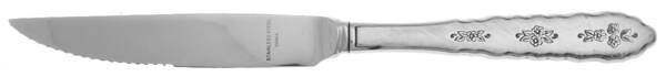 Floral Bouquet (Stainless) Steak Knife Individual Hollow, Serrate HC