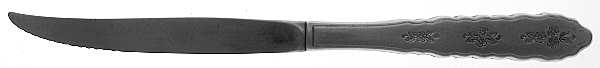 Floral Bouquet (Stainless) Individual Steak Knife Hollow Handle
