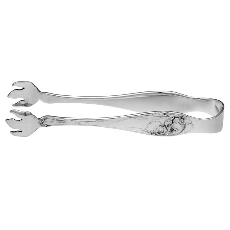Flower De Luce (Silverplate, 1904) Sugar Tongs